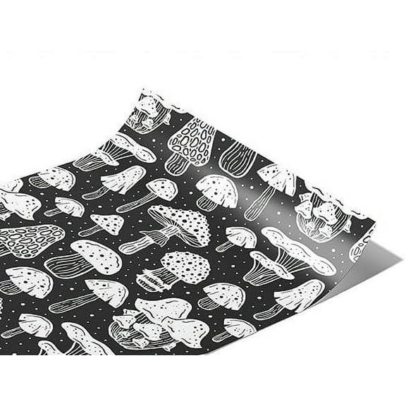 Rwraps Mushroom Midnight Mycelium Gloss Vinyl Film Wrap 59in x 10ft Vinyl Vehicle Car Film Sheet