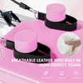 thumbnail image 5 of FASTES Foldable Pilates Reformer Machine for Home Gym,78" Balanced Body Pilates Exercise Equipment with Jump Board, Pink, 5 of 8
