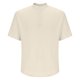 thumbnail image 5 of pstuiky Camisas de manga corta para hombre, Camisa de manga corta con cuello alto y botones, holgada, informal, de color liso y a la moda para hombre camisetas de hombre l, 5 of 5