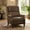 Coffee, variant on Coffee Faux Leather Pushback Recliner Chair, Ergonomic Design for Living Room, Bedroom & RV