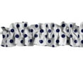 thumbnail image 5 of Polka Dots Cotton Curtain Sleeve Topper Window Treatment, 5 of 10