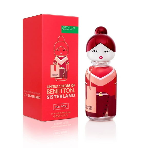 Benetton Ladies Sisterland Red Rose EDT 2.7 oz Fragrances 8433982018749