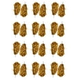 thumbnail image 1 of 24 Piezas Pompones de Porristas Papel Aluminio MetáLico con Manejar PláStico para Adultos NiñOs Fiesta Amarillo, 1 of 5