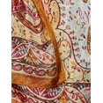 thumbnail image 4 of Stylore 100% Silk Scarf Lightweight Sunscreen Wrap Scarves Paisley Dome Golden, 4 of 4