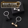 thumbnail image 6 of 3 Pcs Key Chain Gym Keyring Wallet Holder Mens Gifts Keychain Lanyard Dumbbell Keychains Personality Charm Ferroalloy Lovers, 6 of 6
