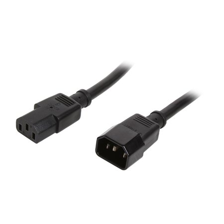 UPC: 0065030844796 | StarTech.com Model PXT100146 6 ft. 14 AWG Computer Power Cord Extension – C14 to C13