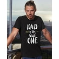 thumbnail image 3 of Tstars Mens Gifts for Dad Father's Day Shirts Dad of the Wild One Shirt Funny Humor Father's Day 1st Birthday Cool Best Gift for Dad T Shirt, 3 of 7