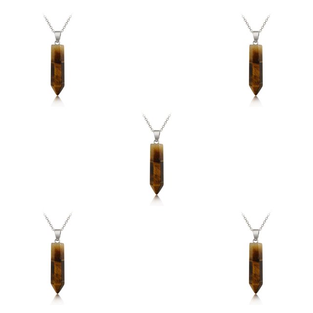 Jumpingount Hexágono columna encanto hacer vacaciones aniversario colgantes colgantes puntiagudos coloridos dijes de cristal llaveros marrón Type2 NO2 Jumpingount CBP377182