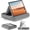 Grey, variant on Tablet Pillow Stand, Multi-Angle Viewing tablet Holder for Lap, Bed and Desk, Foldable Soft Pad Dock with Stylus Mount Compatible with tablet Pro 12.9, 10.5, 11, Air, Mini, Phones, Books, E-Reader
