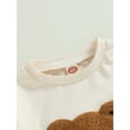 thumbnail image 6 of GXFC Infant Baby Girls Boys Fall Romper Sweatshirt Newborn Long Sleeve Bear Embroidery One Piece Jumpsuit Toddler Autumn Cute Bodysuit Clothes 0-24M, 6 of 9
