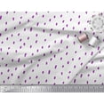 thumbnail image 2 of Soimoi Purple polyester Crepe Fabric Raindrops Nature Fabric Prints By Yard 52 Inch Wide, 2 of 3