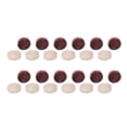 thumbnail image 4 of LEEYNEER 24 Pieces Wooden Checkers Pieces Brown & for Traditional Games Parts, 4 of 8