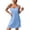 Light Blue, variant on Nightgowns for Women Cotton Sleepwear Adjustable Spaghetti Strap Sleepshirt Racerback Sleep Dress with Pockets