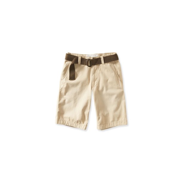 Aeropostale - Pantalones cortos casuales para caminar con frente plano para hombre, marrón, 27 Aeropostale Caminando