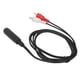 thumbnail image 5 of Cable Hembra A RCA Dual De 6,35 Mm, Cable Divisor De Sonido RCA De Baja Pérdida De Señal Estable De 4,9 Pies Para Micrófono Cergrey RCA Microphone Adapter Cable, 5 of 8