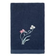 thumbnail image 3 of Linum Home Textiles 100% Turkish Cotton Stella 3PC Embellished Towel Set, Blue, 3 of 5