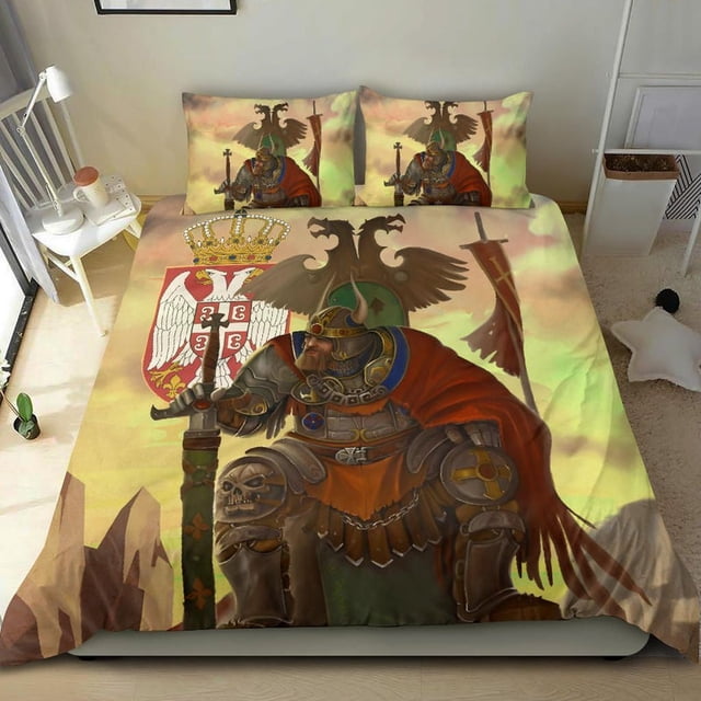 Juego de cama Serbia Guerrero serbio RLT7