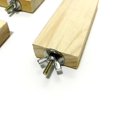 thumbnail image 4 of Wood Stand Platform Toy Paw Grinding Clean Cage Accessories For Parrot Hamster, 4 of 5