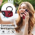 thumbnail image 5 of iPhone 14 Case ,Card Slots Leather Wrist Strap Phone Cover for iPhone 14, 5 of 5