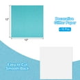 thumbnail image 2 of Uxcell Glitter Cardstock Paper, 250gsm Sparkly Paper 10 pack 12x12 inch Sky Blue, 2 of 6