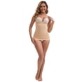 thumbnail image 5 of DARING DIVA Women's Seamless Shapewear with Open Bust and Tummy Control M Beige, 5 of 6
