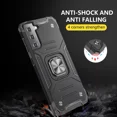 thumbnail image 5 of SOATUTO For Samsung S24 Phone Case Military Grade Drop Rugged Cover Anti-Scratch Protective 360° Rotate Kickstand Sturdy Shockproof Phone Case Cover For Samsung Galaxy S24 - Black, 5 of 5