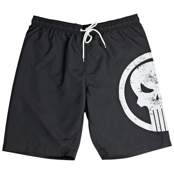 Marvel Comics The Punisher Skull Symbol Board Shorts-XXLarge (44-46)