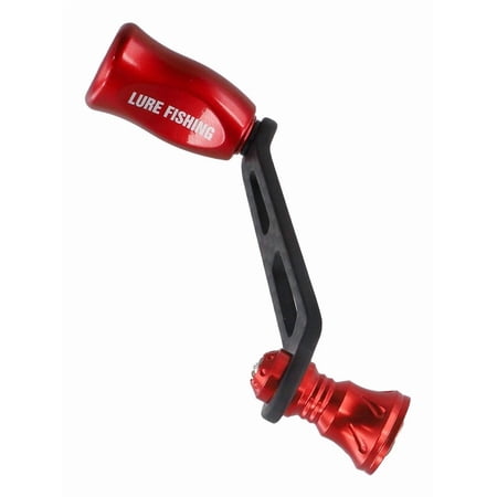 GRIMPEX Carbon Fishing Reel Handle with Knob for Daiwa for Fuego for Salamandura Prorex Series Suitable for Reel Modification Red