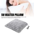 thumbnail image 3 of Siège chauffage de chauffage somnifère, coussin chauffant 5V USB Chauffage de chauffage oreiller de support stable efficace Soft amovible pour la maison, 3 of 7