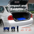 thumbnail image 4 of Mac Sports Collapsible Folding Outdoor Utility Garden Camping Wagon, Blue, 4 of 13