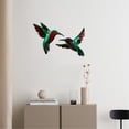 thumbnail image 4 of 4Pcs Handmade Metal Hummingbird Wall Decoration for Home Garden Patio Fence Sunnimix none, 4 of 8