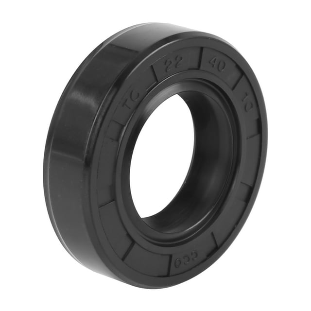 Sellos de eje de aceite TC de doble labio negro de goma de 22 mm x 40 mm x 10 mm para automóvil
