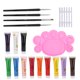 thumbnail image 3 of Nail Art Brush Pen Nail Art Palette Nail Gel Polish Pen Holder Manicura Nail Art Set4pcs, 3 of 5