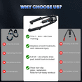 thumbnail image 6 of FEMCHIC Twister Arm Trainer, 3 in 1 Hydraulic Power Chest Workout Equipment w/ Ab Roller Wheels and Hooks, Adjustable 22-440lbs Chest Expander for Men Women, Home Gym for Full Body Training, 6 of 9