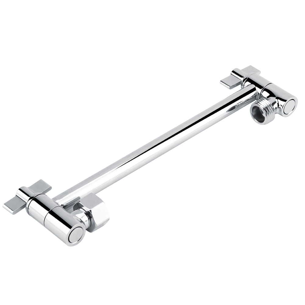 Wall Mount Shower Head Extension Pipe Long Stainless Arm Steel Bathroom A8F7 