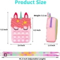 thumbnail image 2 of Bolsa de juguete Fidget para mujeres y niñas con diseño de arcoíris, 2 of 2