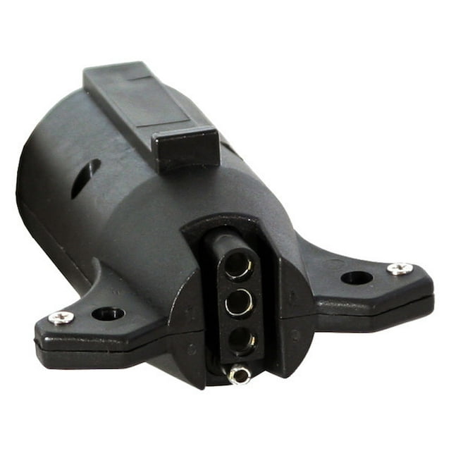 Buyers Trailer Wiring Connector Adapter TC2074P Truck Side; 7-Way Flat Pin To 4-Flat Connection