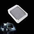 thumbnail image 3 of C Intercambiador de disipador de calor de CPU de 10 tubos de enfriador de agua de radiador de computadora de aluminio de 120 mm, 3 of 4