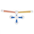 thumbnail image 4 of Parrots Shower Standing Pole Bathing Four Suction Cups Frosted Coating Bird Perch Toy, 4 of 14