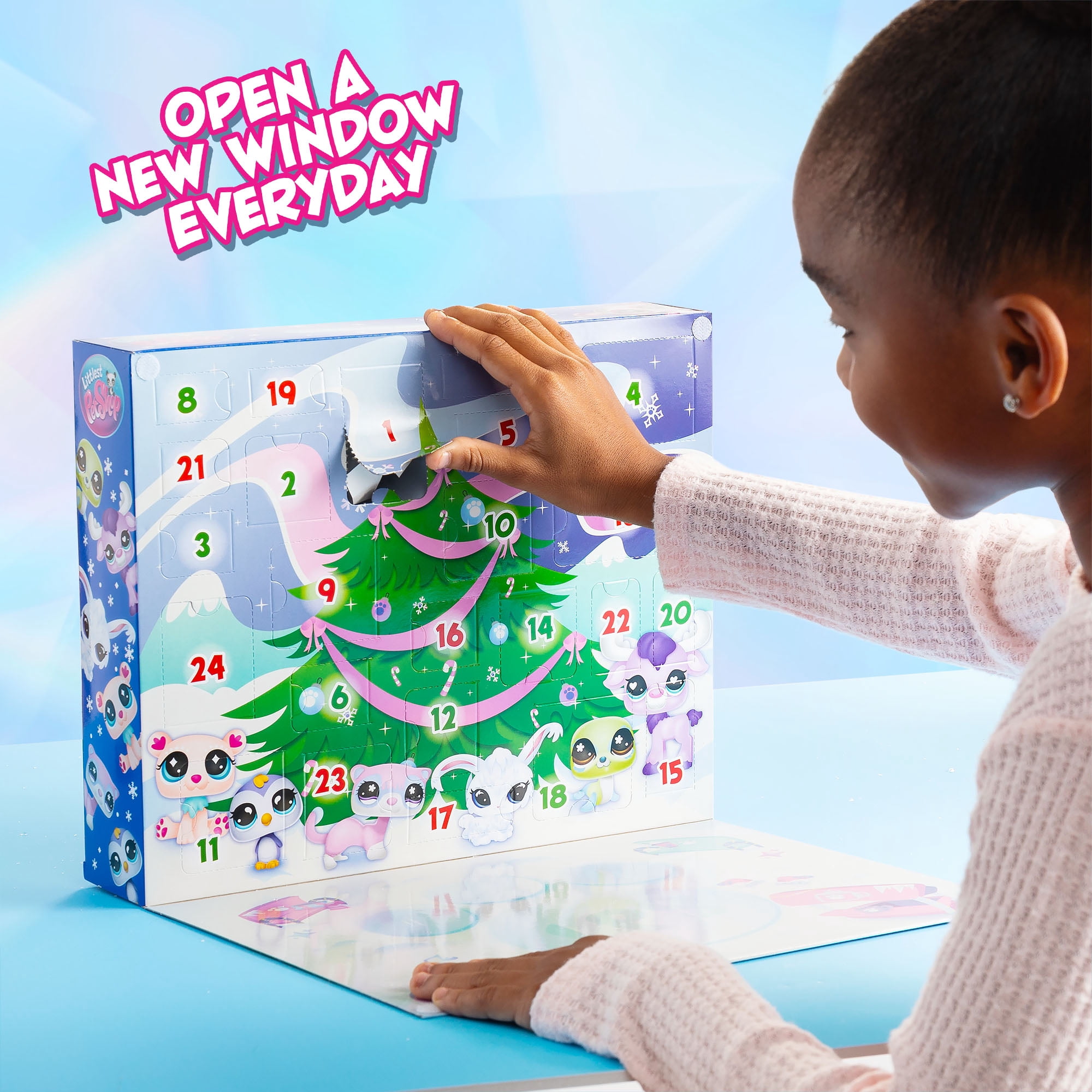 Littlest Pet Shop Glam Glacier Holiday Advent Calendar Countdown to Christmas for Kids