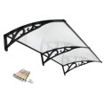 thumbnail image 5 of HomGarden 40’’x80’’ Outdoor Awning Patio Window Door Canopy Cover UV Protection Clear, 5 of 10