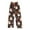 Black, variant on WTOBBY Women's Cozy Plush Christmas Pattern Pajama Pants - Holiday Themed Sleepwear with Soft Fleece Lining for Winter Home Lounge and Relaxation - Comfortable Fit,Beige L