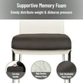 thumbnail image 5 of Mind Reader Memory Foam Seat Cushion, Ergonomic Pressure Relief for Office, Car, and More, Gray, 5 of 8