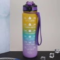 thumbnail image 2 of LILELIS 32Oz Leakproof Drinking Water Bottle with Time Marker and Straw to Ensure You Drink Enough Water Throughout the Day for Fitness and Outdoor Enthusiasts Cup White One Size, 2 of 5