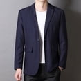 thumbnail image 2 of Traje de otoño para hombre, talla grande, traje de un botón, para hombre gordo, de negocios, informal, para soltero, estilo occidental, para hombre gordo, chaqueta extragrande de mediana, 2 of 6