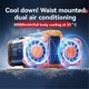thumbnail image 4 of 10000mAh Waist Mounted Fan with Dual Air Vents, Detachable Battery, Portable Clip on High-Temperatur, 4 of 5