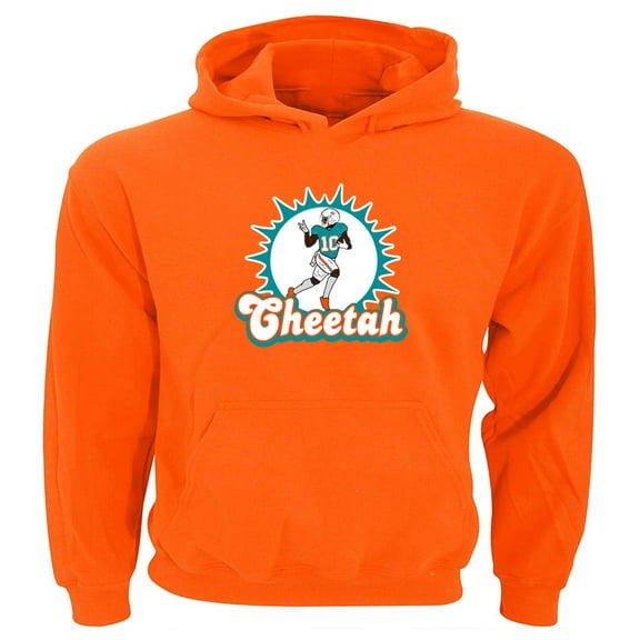 Dolphins Cheetah Tyreek Hill Logo Hooded Sweatshirt