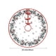 thumbnail image 3 of Falda de árbol de Navidad personalizada | Estampado festivo de copos de nieve y renos | Adorno para árbol de Navidad de 90 cm de diámetro | Decoración de poliéster resistente, 3 of 5