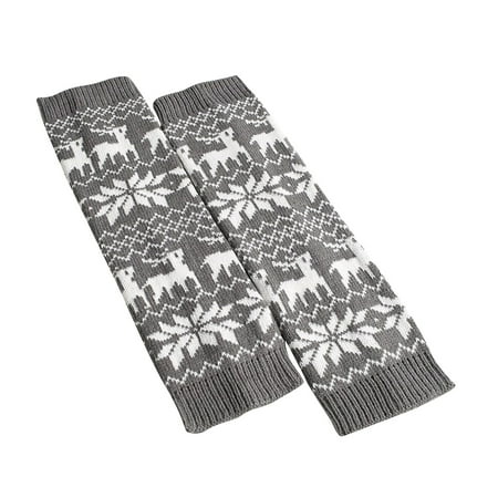 

Blueek Womens Winter Warm Ladies Christmas Lace Over Knee Woolen Socks Legs