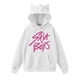 thumbnail image 1 of SAJA pop Huntrix Print Cat Ears Hoodie with De-mon Sweatshirt Movie Fashion Streetwear Long Sleeve Print Soft Sweatshirt L, 1 of 4